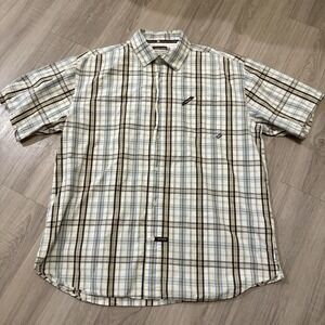 ECKO Unltd Constant‎ Elevation Mens Shirt Size XXL Plaid Short Sleeve Pocket